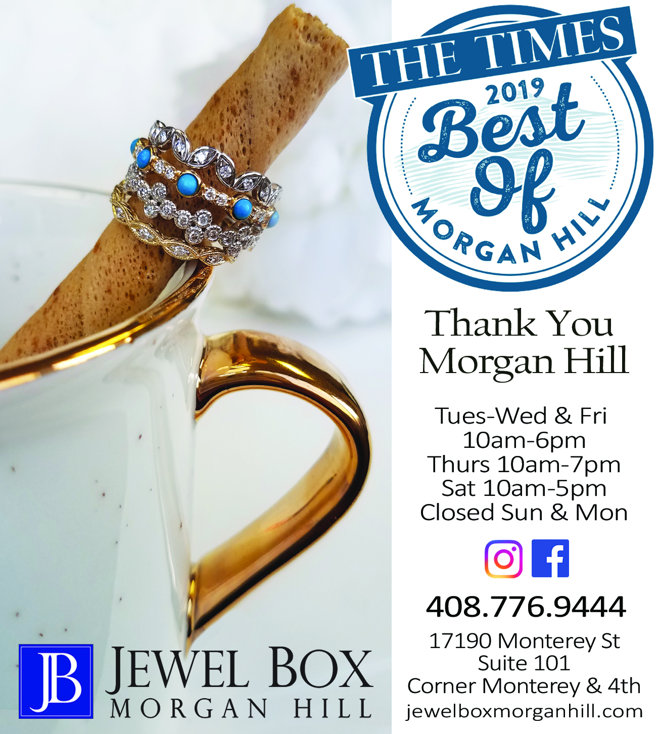 jewel box of morgan hill jewelry and business information