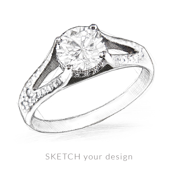 Ring Drawing - How To Draw A Ring Step By Step
