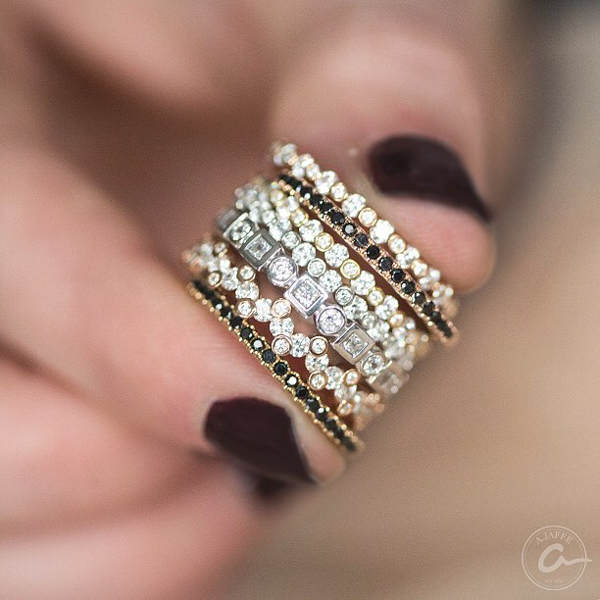 Ideas on How to Wear Stacked Rings | Trabert Goldsmiths