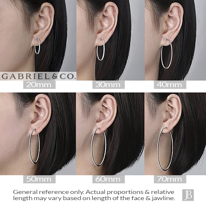 Size chart, Earrings, Baby earrings