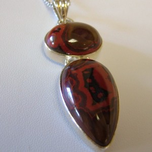 Morgan Hill Poppy Jasper Necklace with Pendant